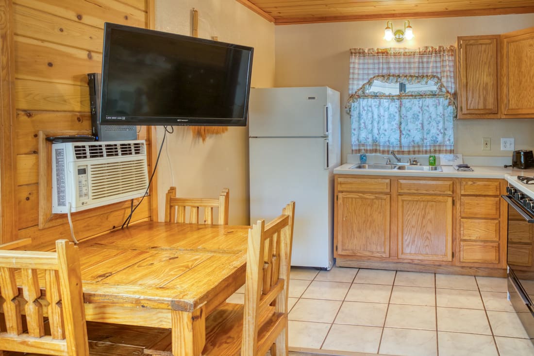 Elm cottage sitting area and wood interior