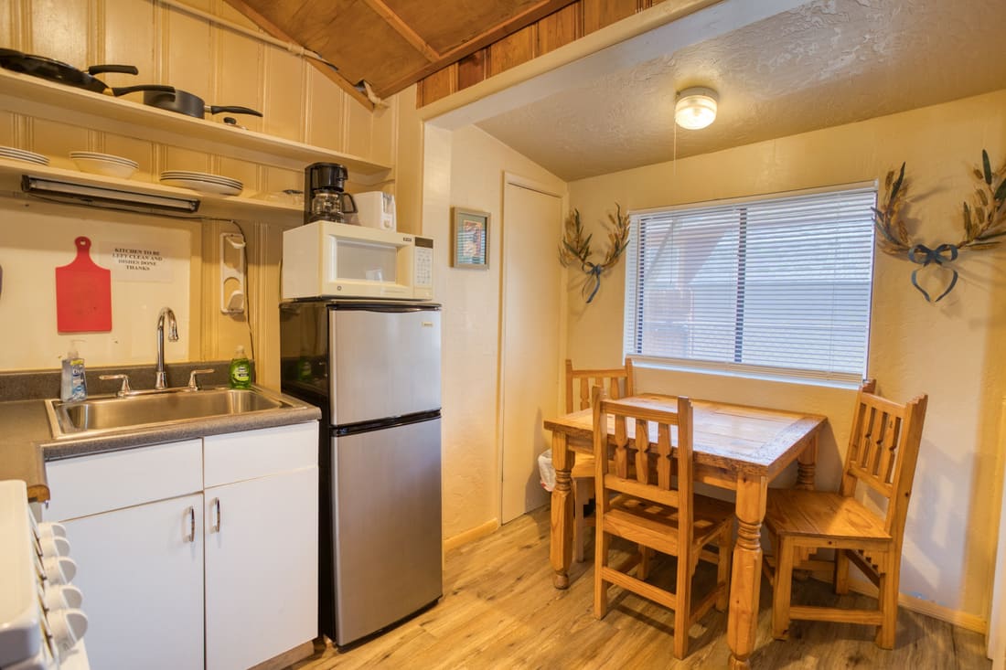 Cedar 2 cottage kitchen and dining space